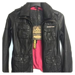 SuperDry Ramona Leather Jacket